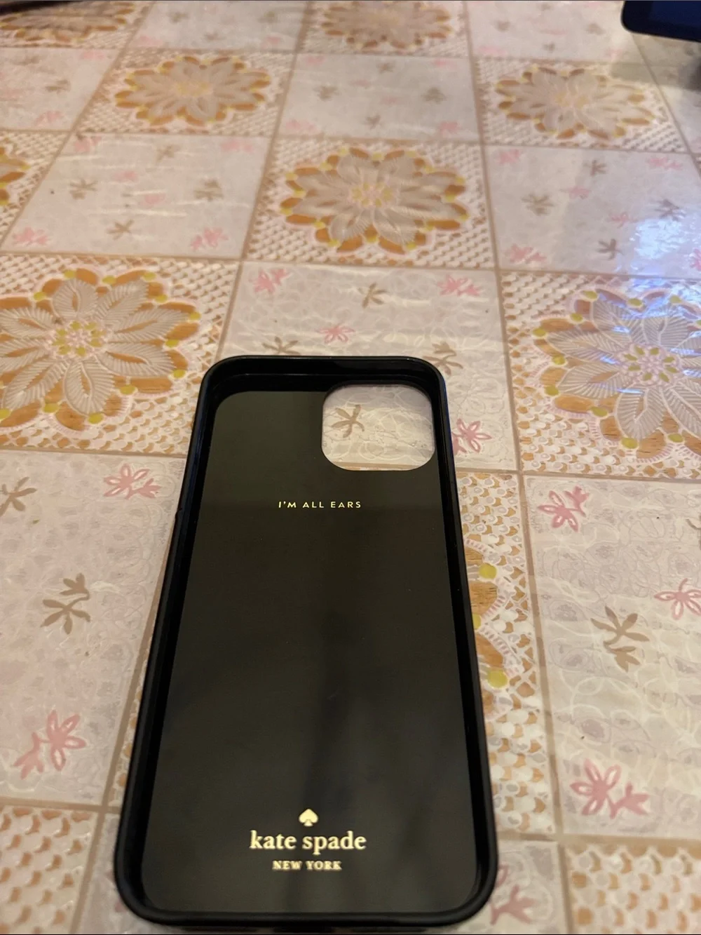 kate spade Leopard Print Phone Case in Tan and Black
